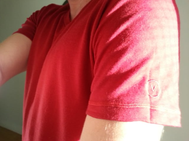 Vulpine Merino V Neck Shirt Red