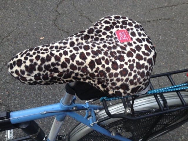 Leopard Print Bicycle Seat Cover