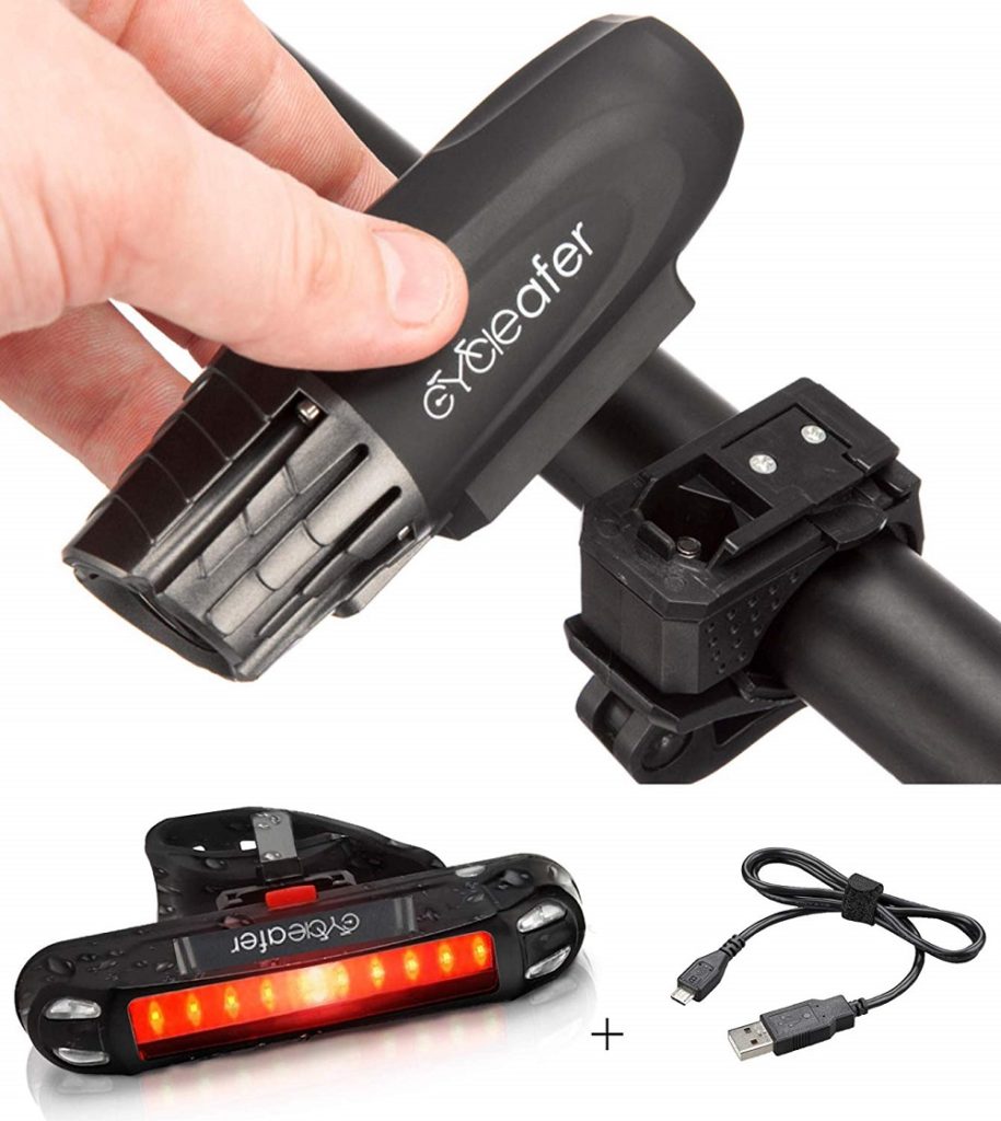 best usb rechargeable bike lights