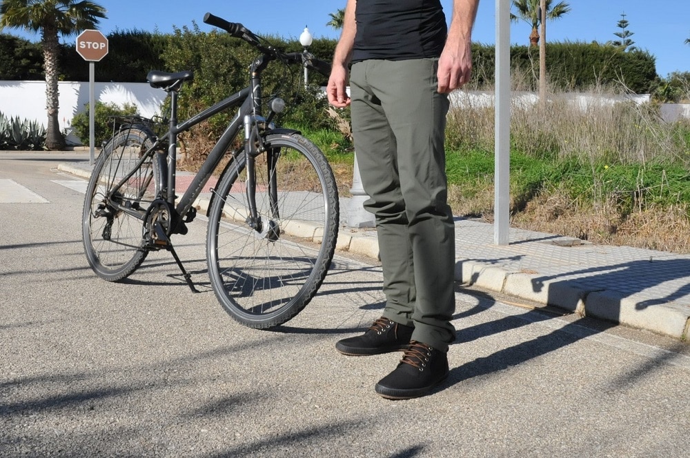 Cycling Pants Bike Tights Bicycle Trousers Men's Long Pants Black H1 