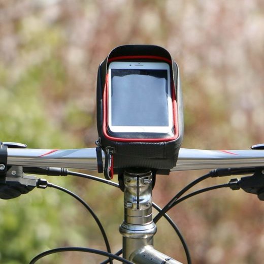 Anwas Bike Phone Mount【2020 Mechanical Safety Locking System】 Phone Mount for Bike Fit for iPhone 12 Pro Max 12 Mini 11 Pro Max XR X and All Android Phone Anti-Shake 360/° Rotation Bike Phone Holder