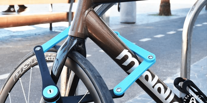 Folding Lock Anti Theft Foldable Structure Bicycle Lock/Wearable Compact Bicycle Lock/Anti Pick Bike Folding Lock with Key Set 