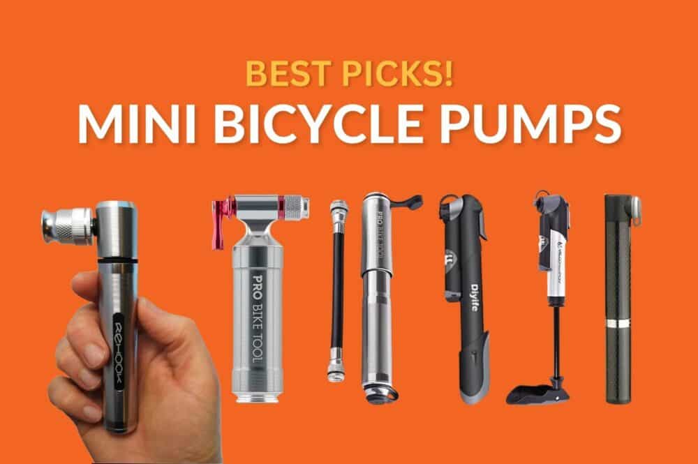 Mini Bike Pump Portable Bicycle Tyre Inflator Hand Pump Schrader Presta  Valve