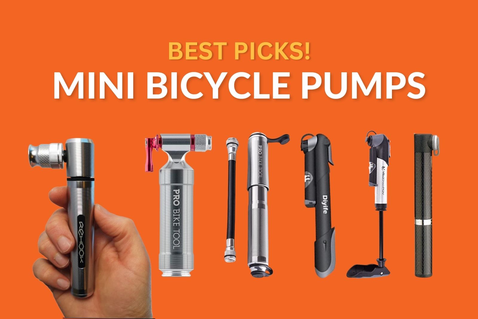 Best Mini Bike Pump: 6 Smallest Bicycle Pumps (Pocket-Sized)