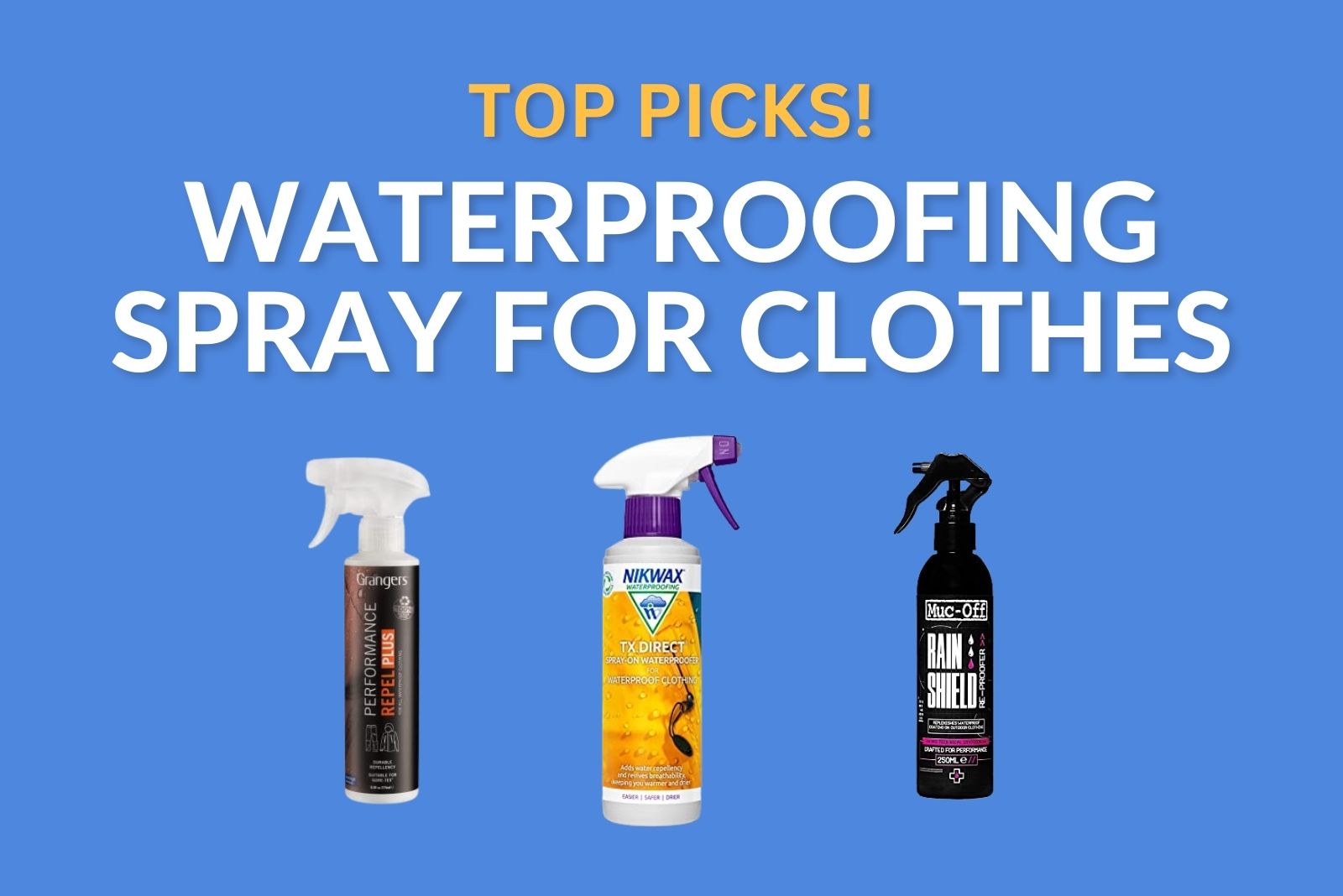 Best DWR Spray for Waterproofing Jackets: Top 3 Treatments