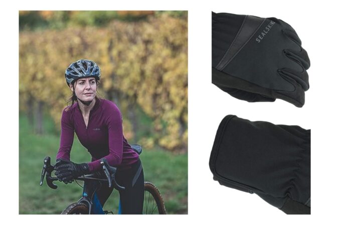 sealskinz women all weather cycling gloves features