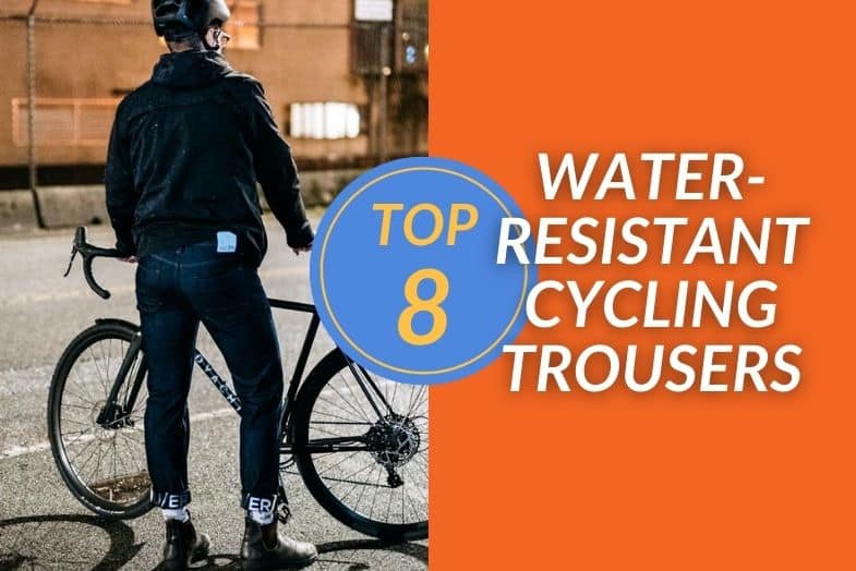 Impac Cycling Rain Pants Mens Trousers Water Windproof Flex Waistband and gusseted Crotch Bike Commuting 