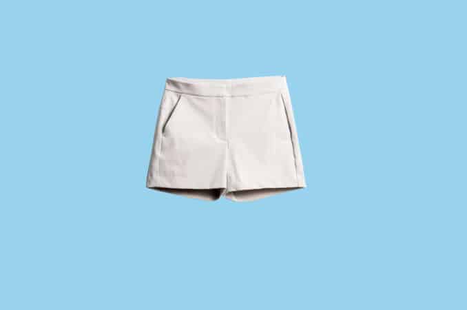 Ministry of Supply Momentum Ladies Chino Short_Blue copy