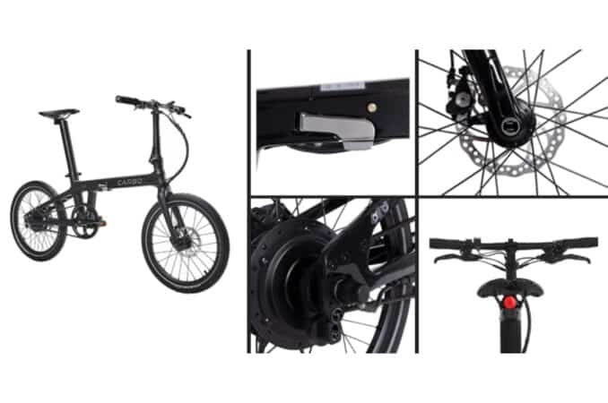 carbo model x folding bike