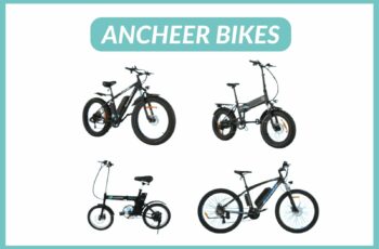 Image with four Ancheer bikes.