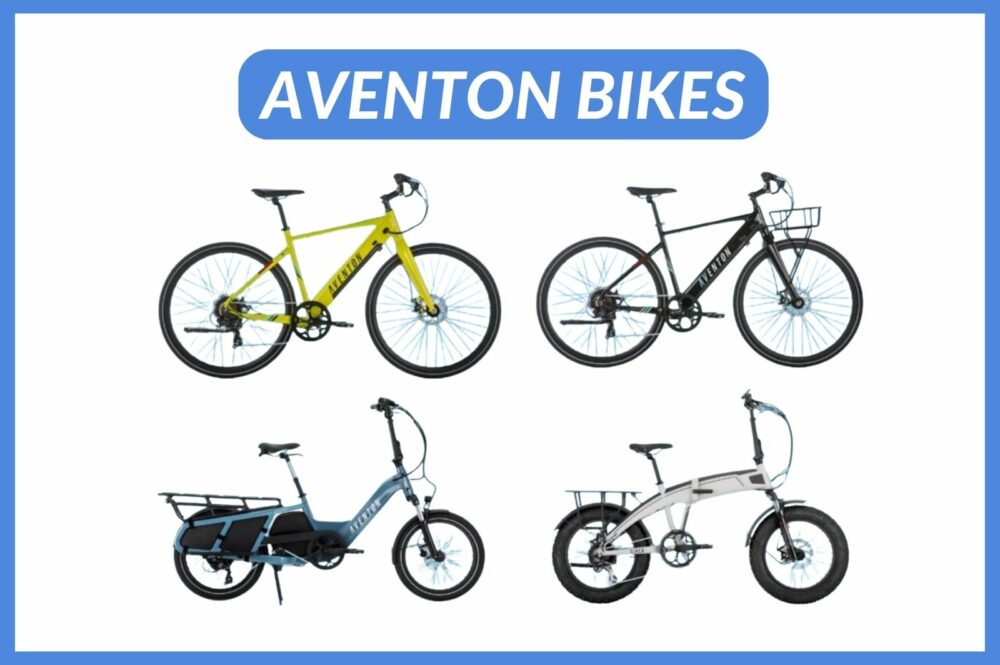 Image showing four different Averton bikes.