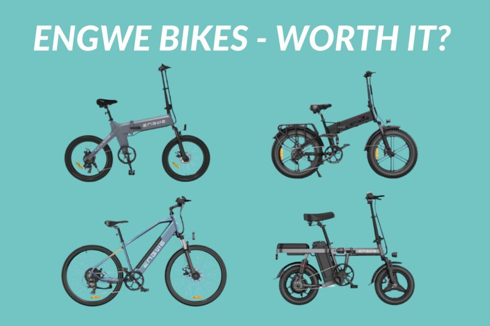 Image showing various Engwe bikes.