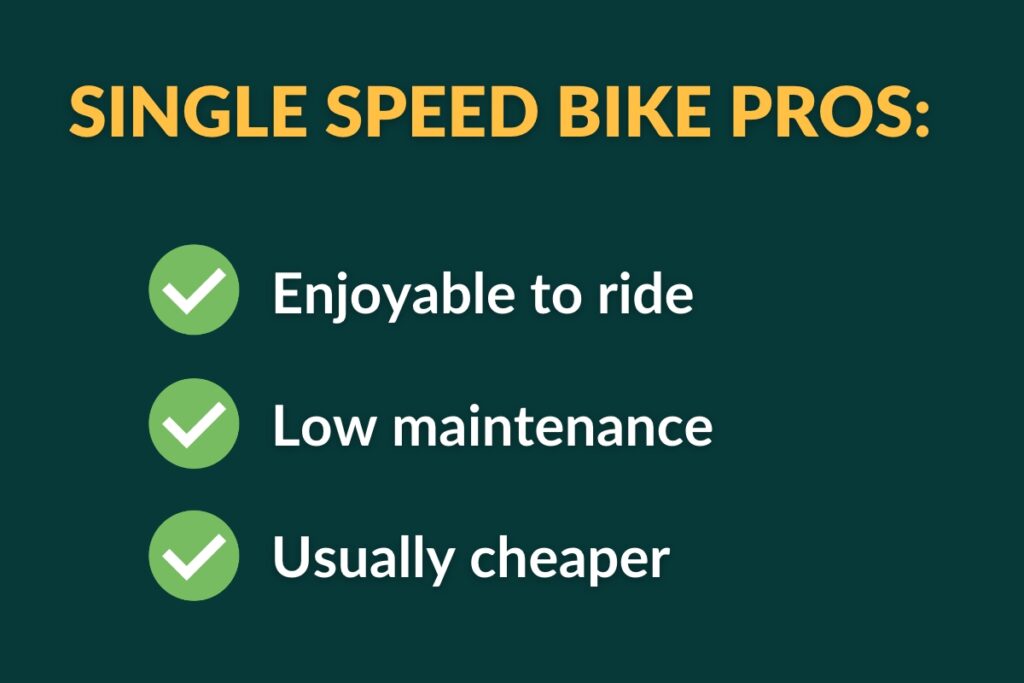 single-speed bike pros