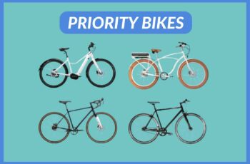 Image showing four models of Priority bikes