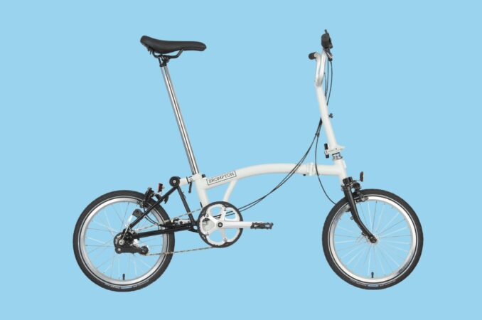 brompton a line blue background