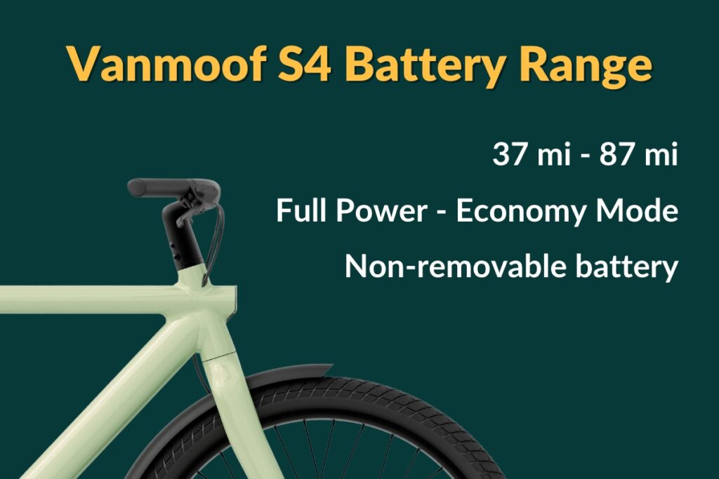 vanmoof s4 battery range