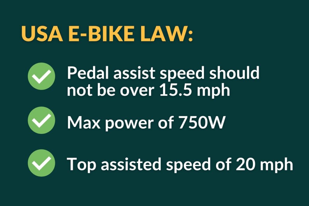 usa e-bike law