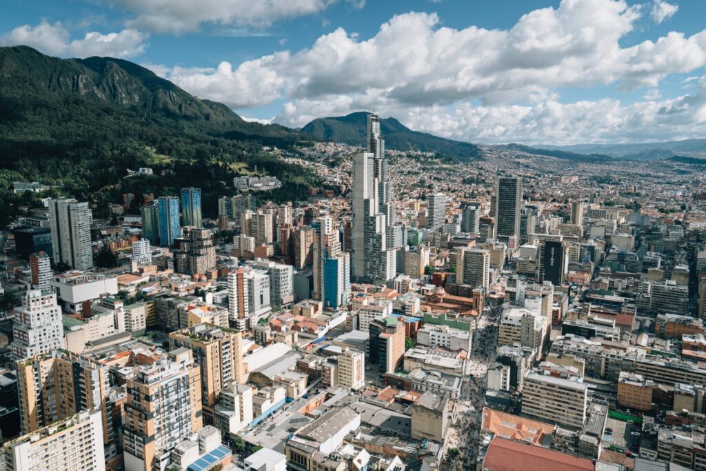 A photo of Bogota, Colombia