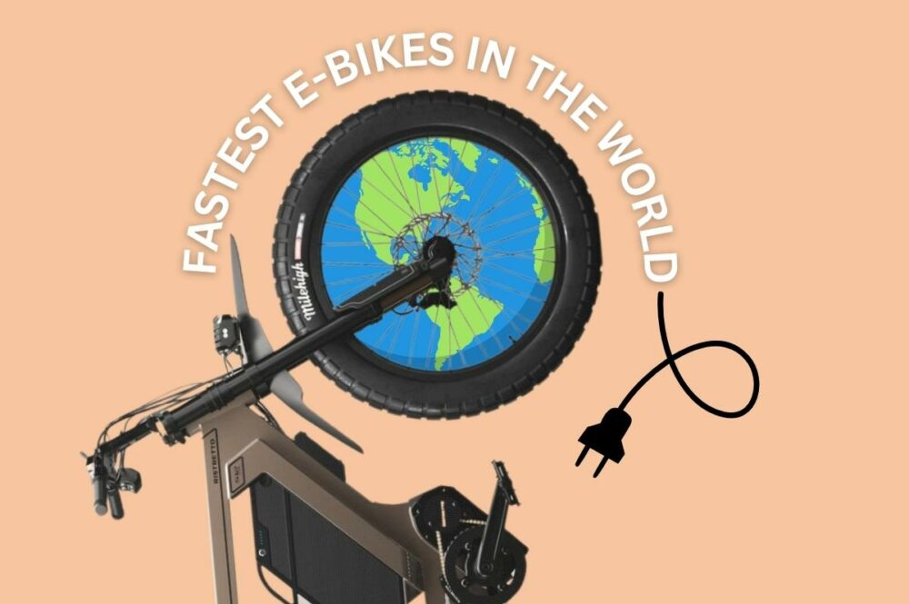 An image illustrating the fastest e-bikes in the world