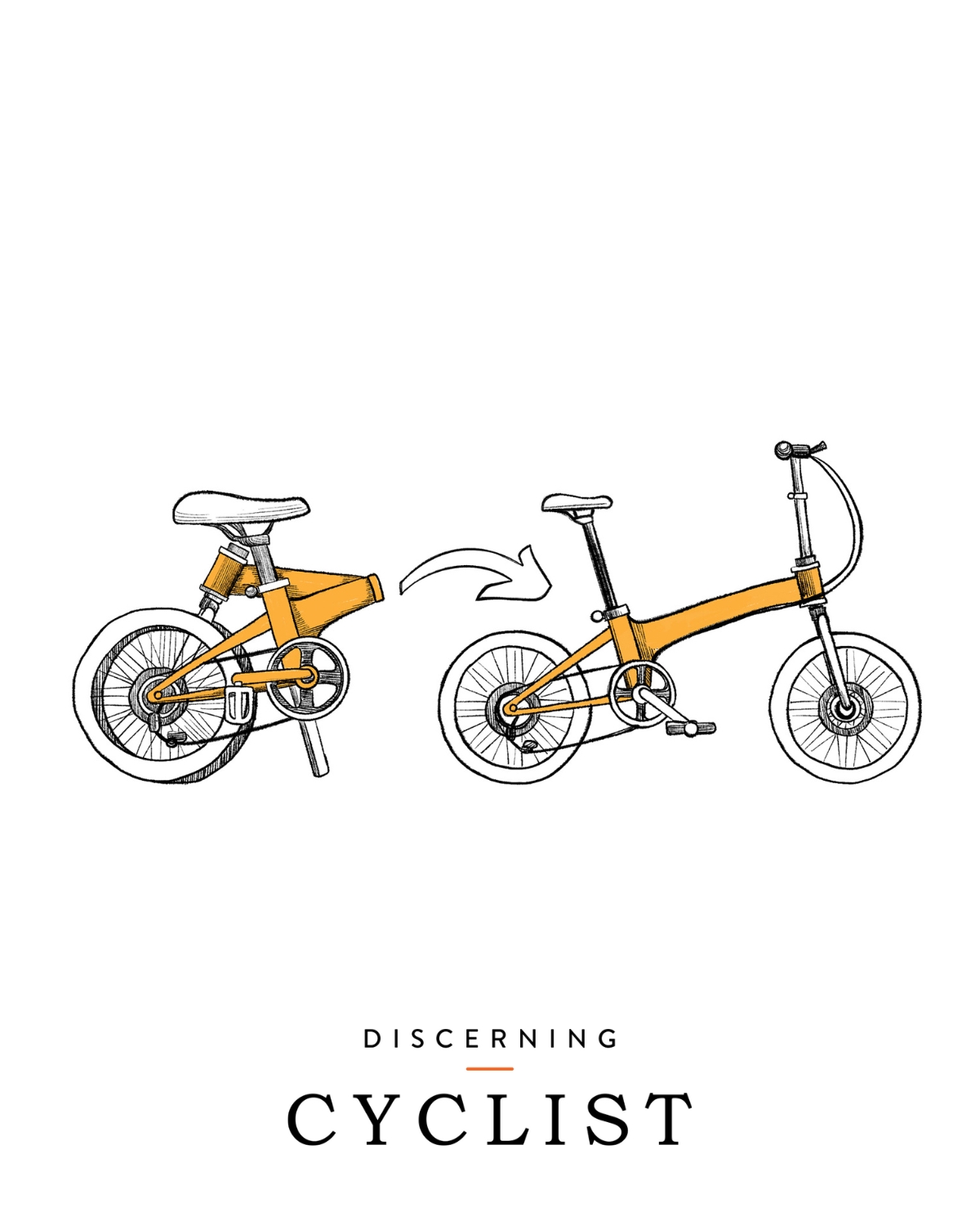 Folding velocipede illustration