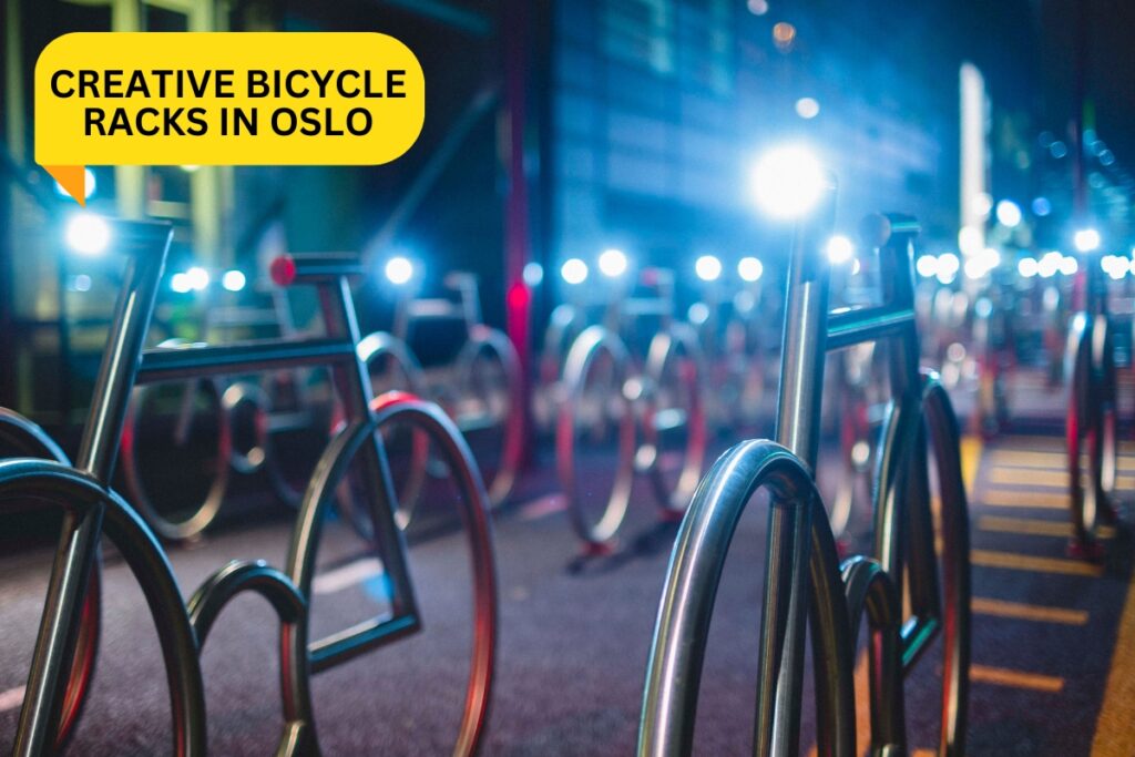 Creative bicycle racks in Oslo