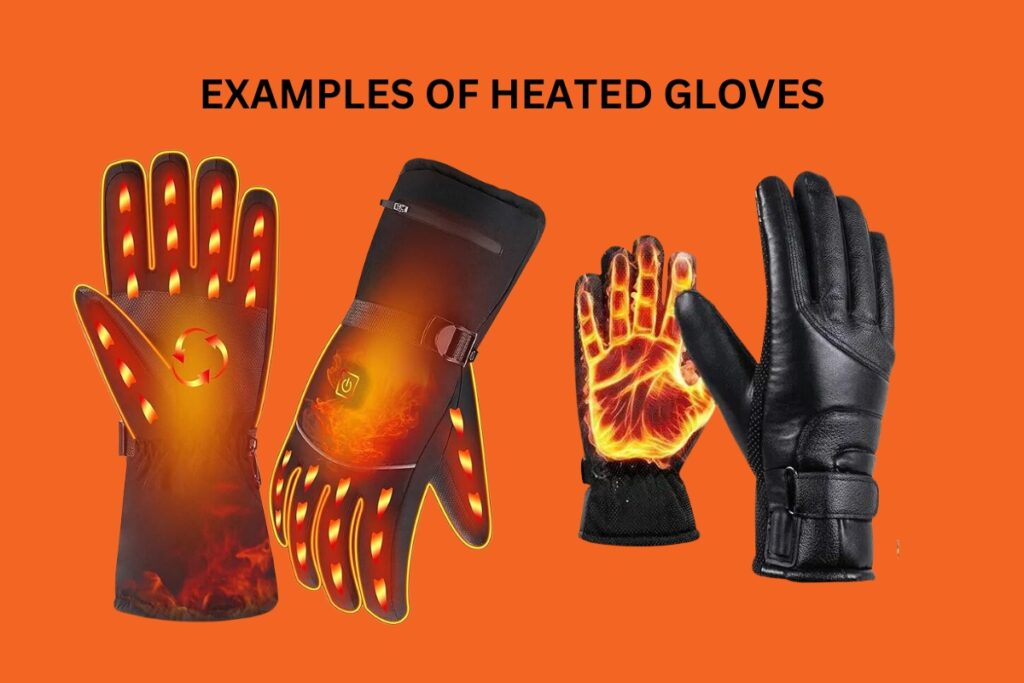 Example of heated gloves