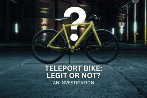 Photo of Teleport Ride e-bike with words; "Legit or not"