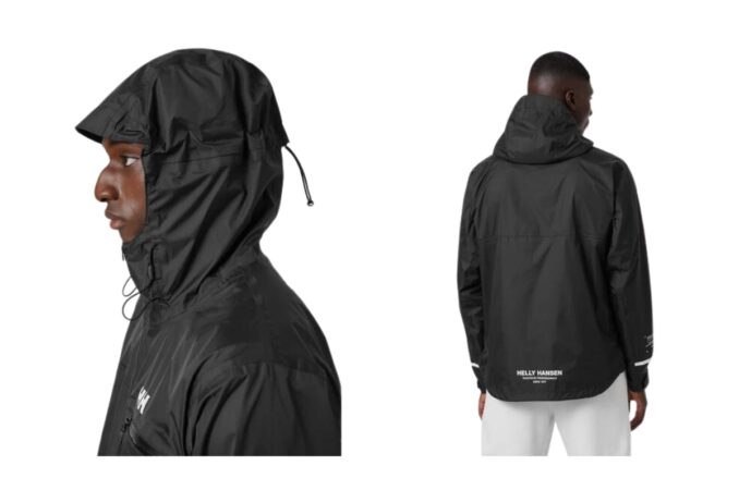 helly hansen ride hooded cycling jacket hood on off