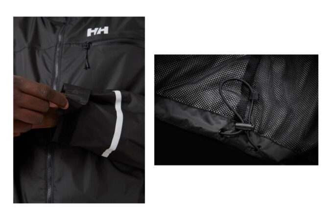 helly hansen ride hooded cycling jacket ties
