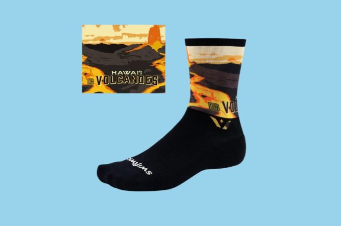 swiftwick vision six impression national parks socks