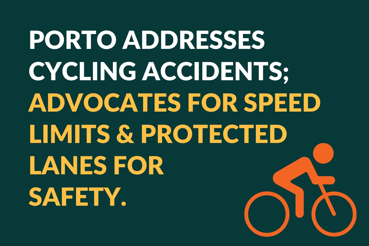 porto addresses cycling accidents advocates for speed limits and protected lanes for safety