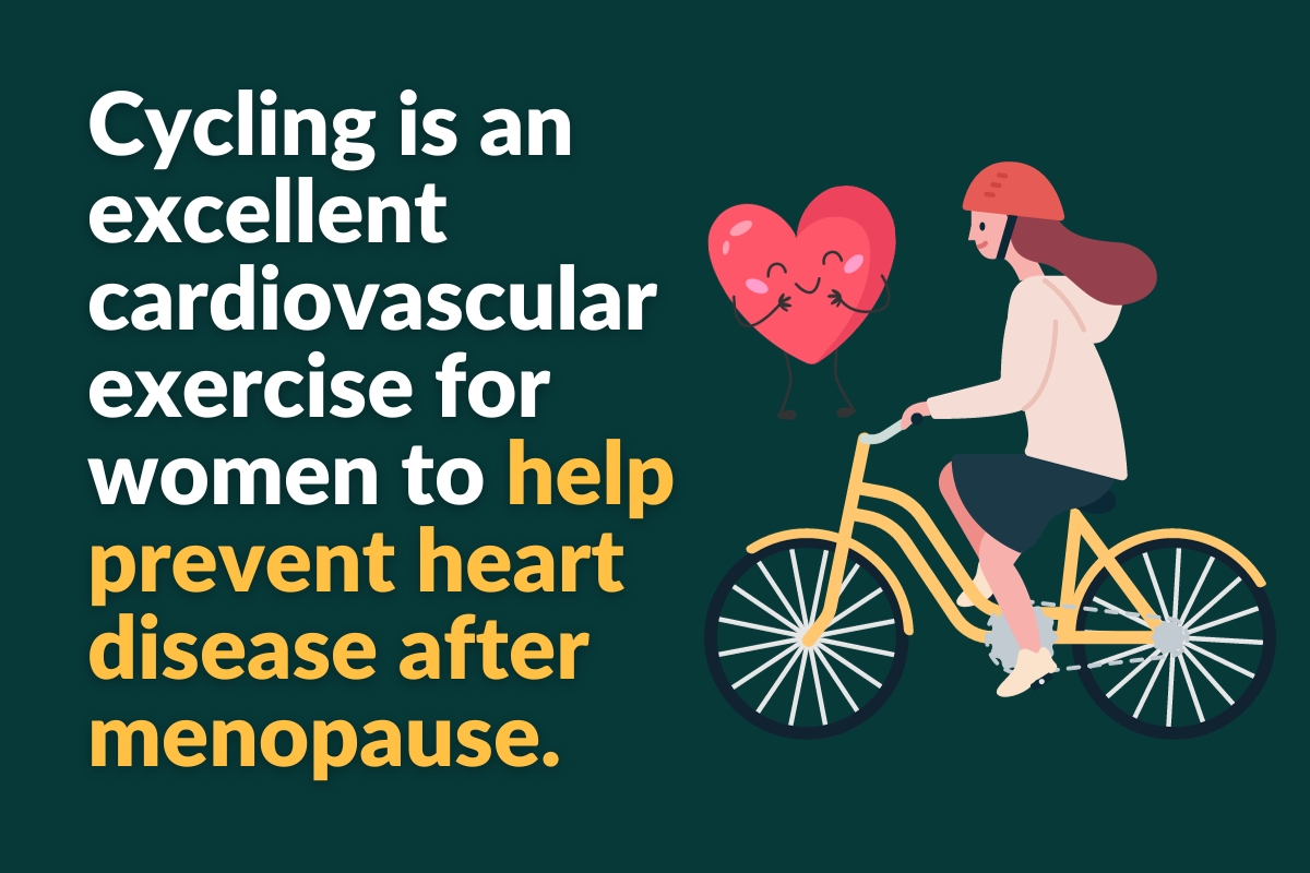 cycling is an excellent cardiovascular exercise for women