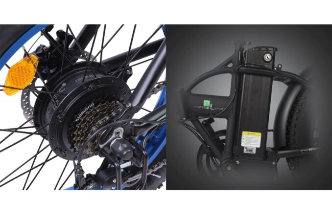 ecotric cheetah folding e-bike features
