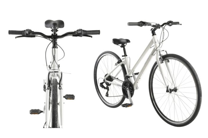 retrospec atlas fitness hybrid bike different views