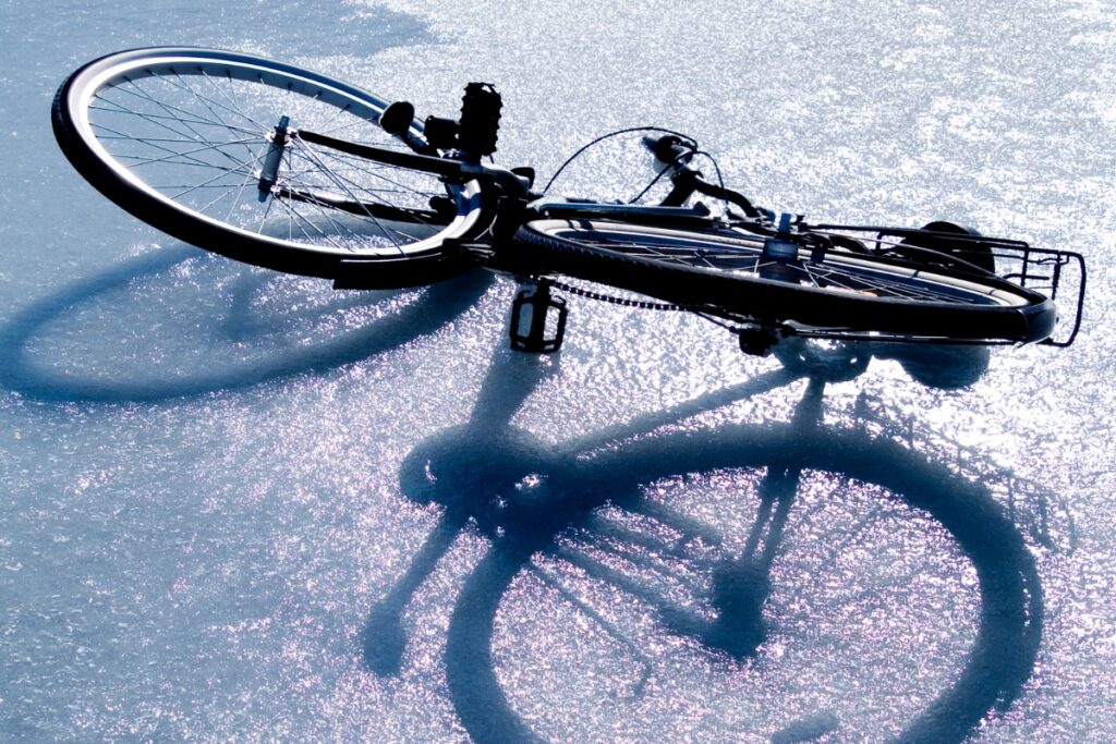 Bicycle on ice
