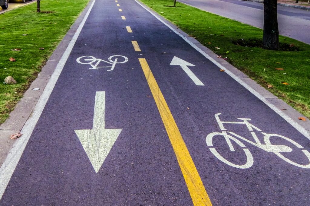 Bogotá cycling lane