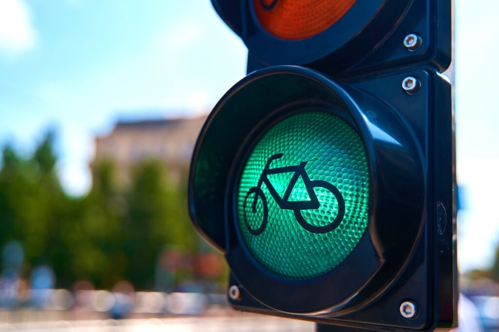 Cycling Safety traffic light