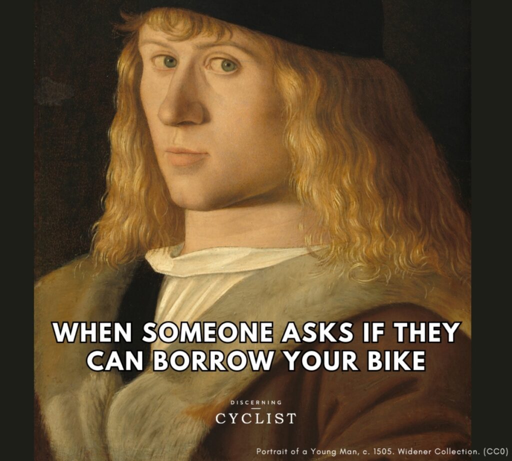 Borrow your bike meme