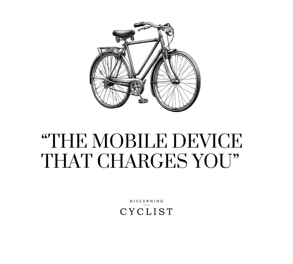 Cycling meme The mobile device that charges you