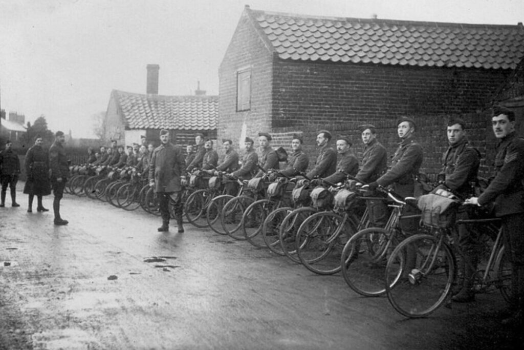 Cyclists during WWI
