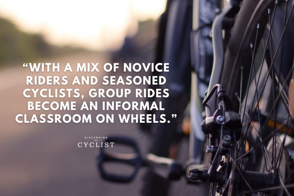 Benefit of group cycling
