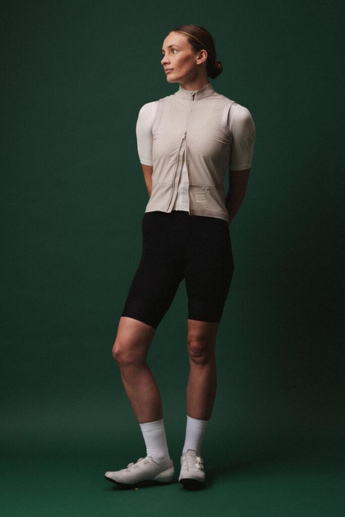 Rapha Female Cyclist Outfit